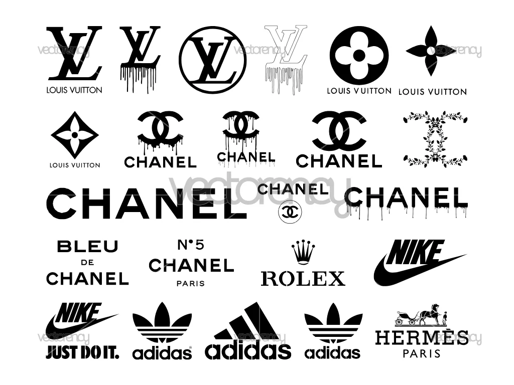 Most Valuable Fashion Brands Logo Vector Bundle