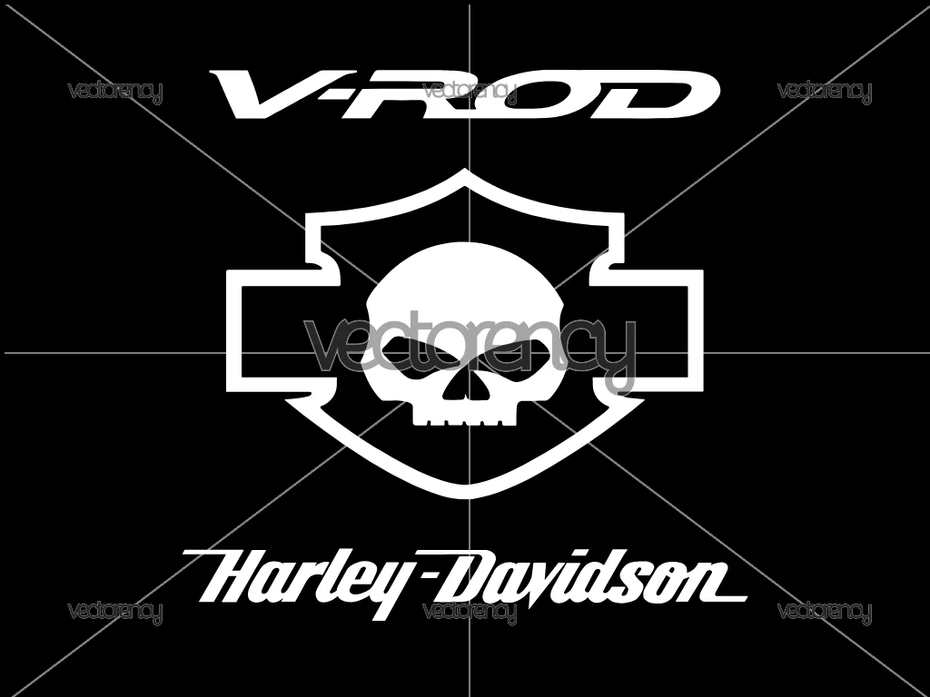 VROD Harley Davidson Vector Logo SVG PNG EPS