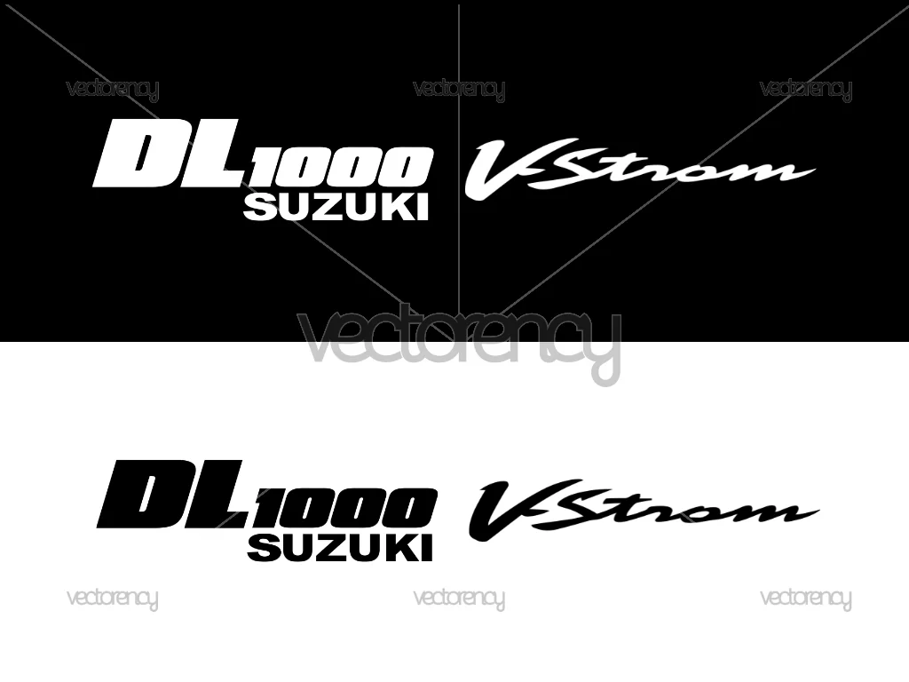 Suzuki DL1000 V Strom Logo Vector SVG Cut File PNG EPS