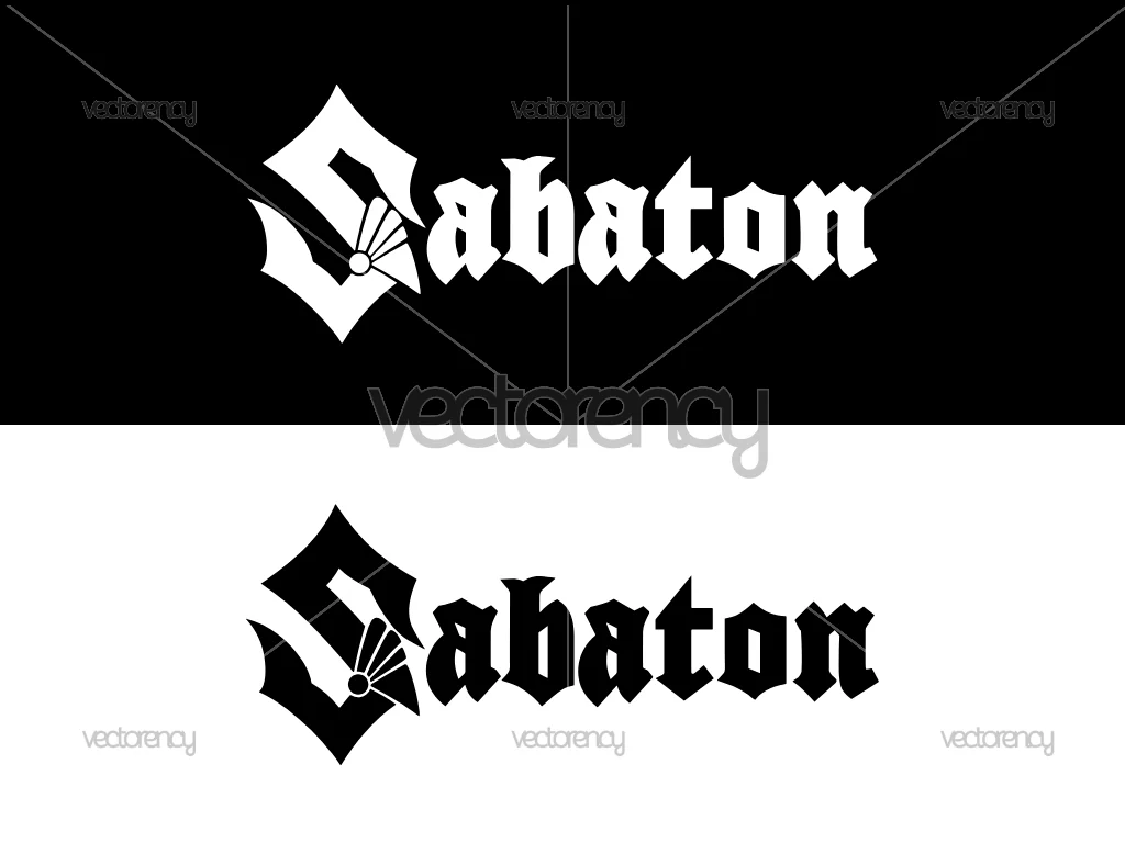 Sabaton Band Logo Vector SVG Cut File PNG