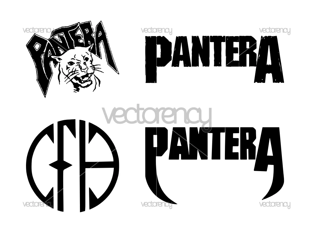 Pantera Band Logo SVG PNG