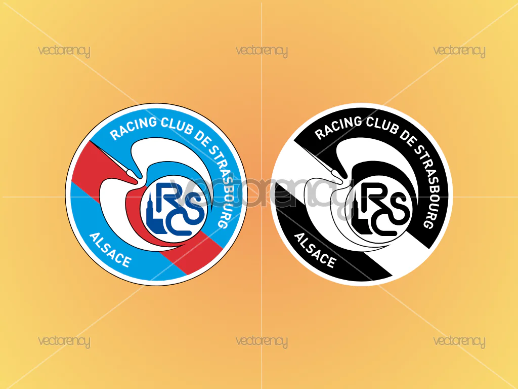 RC Strasbourg Alsace Logo Vector SVG PNG