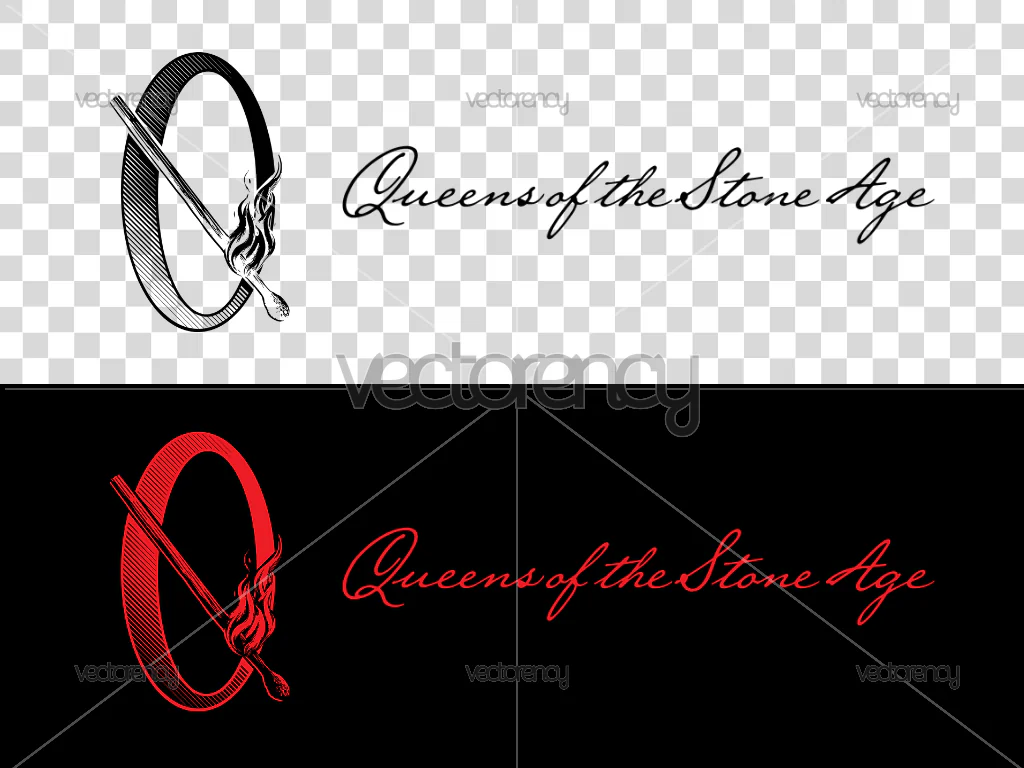 Queens of the Stone Age Band Logo Vector PNG EPS