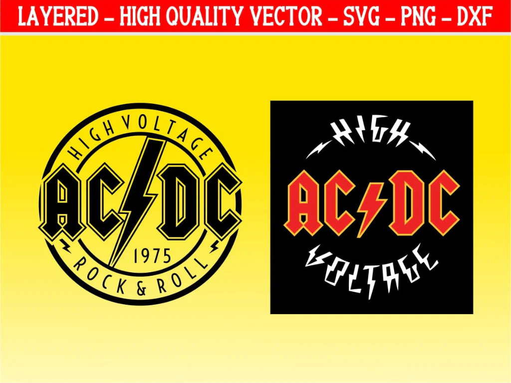 ACDC High Voltage Logo SVG