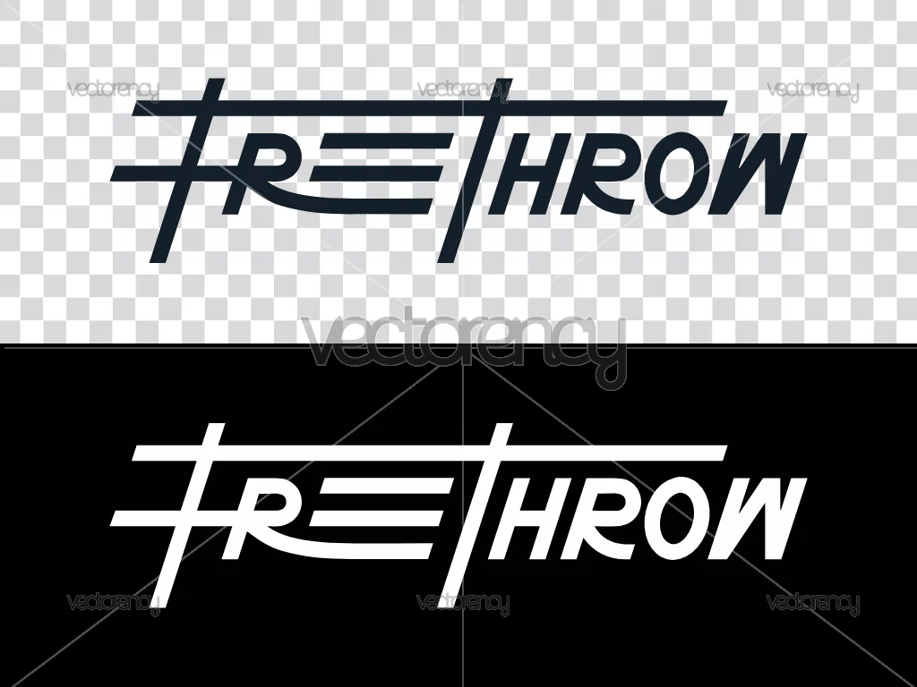 Free Throw Band Logo Vector EPS SVG PNG
