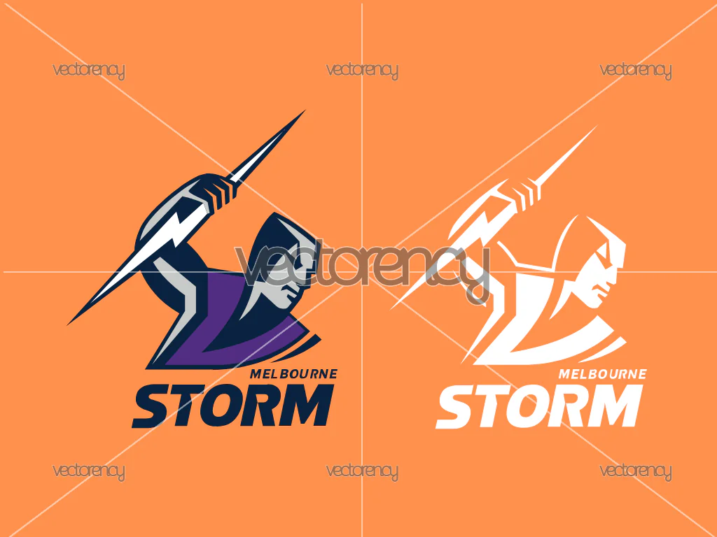 Melbourne Storm Logo Vector SVG PNG DXF Cut File