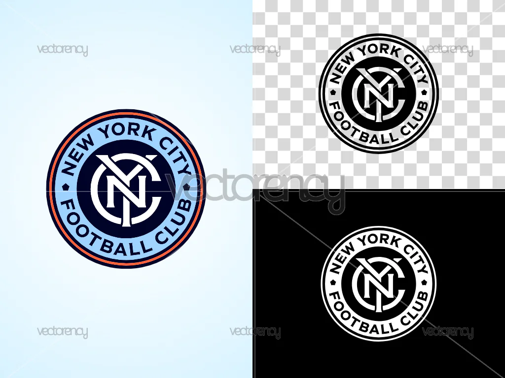 New York City FC Logo Multicolor Vector SVG PNG