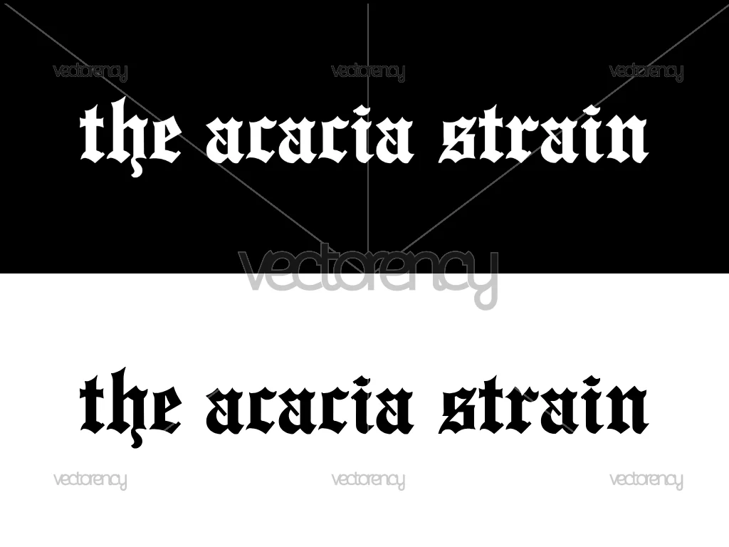 The Acacia Strain Band Logo SVG PNG