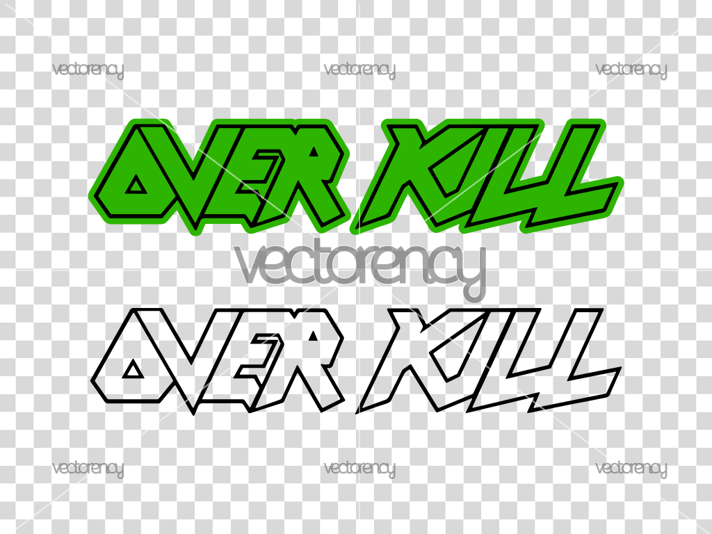 Overkill Logo Band Download SVG PNG