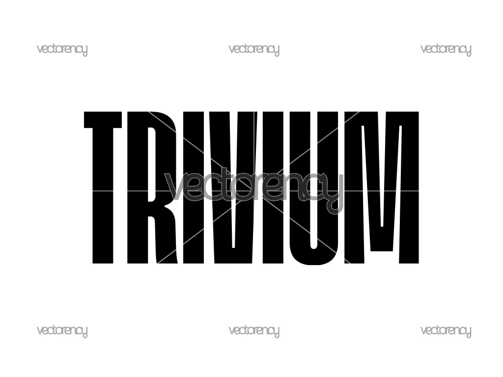 Trivium Logo Band Vector SVG PNG