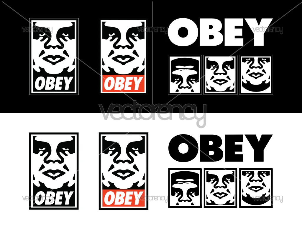 Obey Logo SVG Cut File PNG