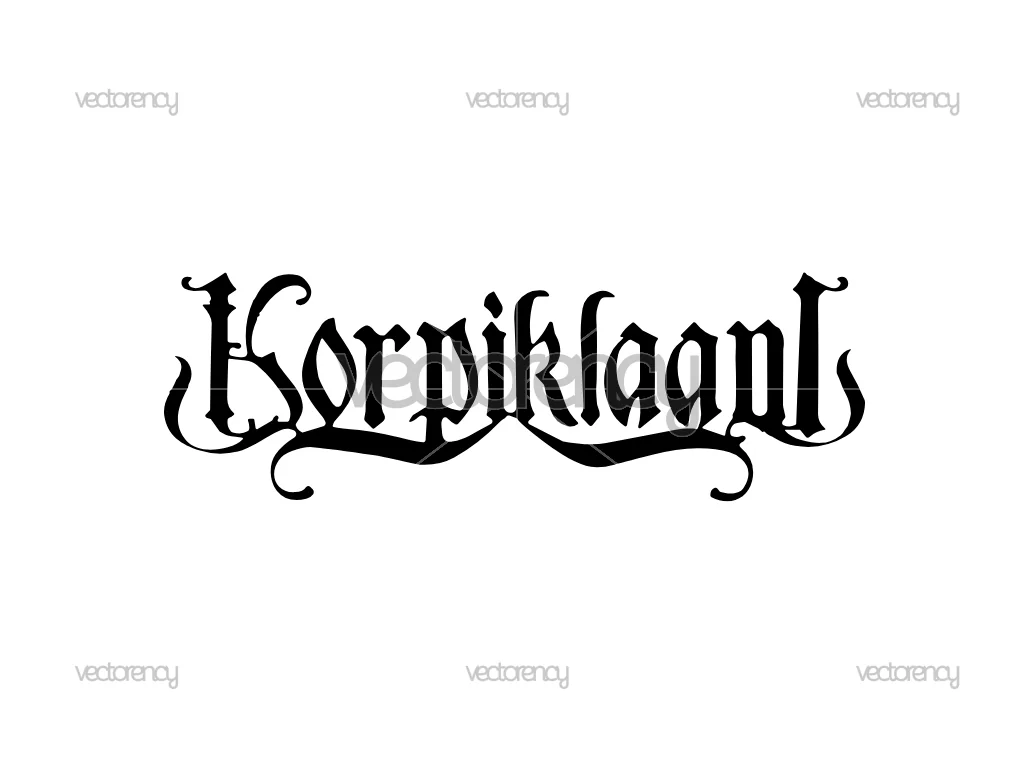 Korpiklaani Logo Band SVG