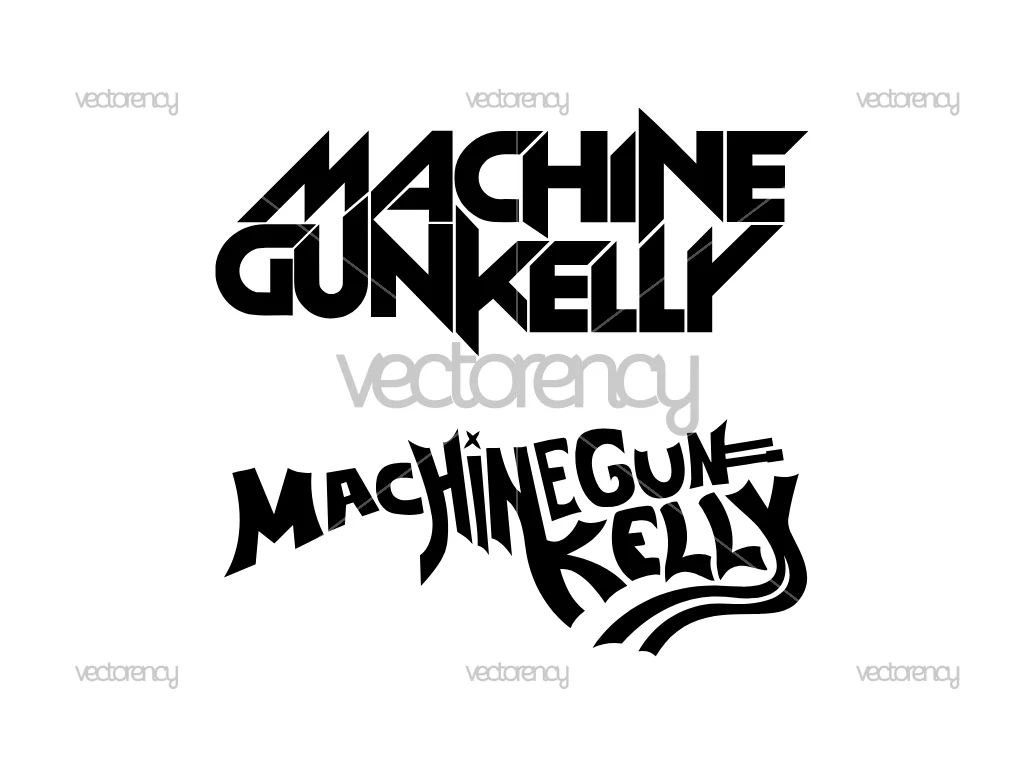 Machine Gun Kelly Logo Vector PNG EPS DXF MGK SVG
