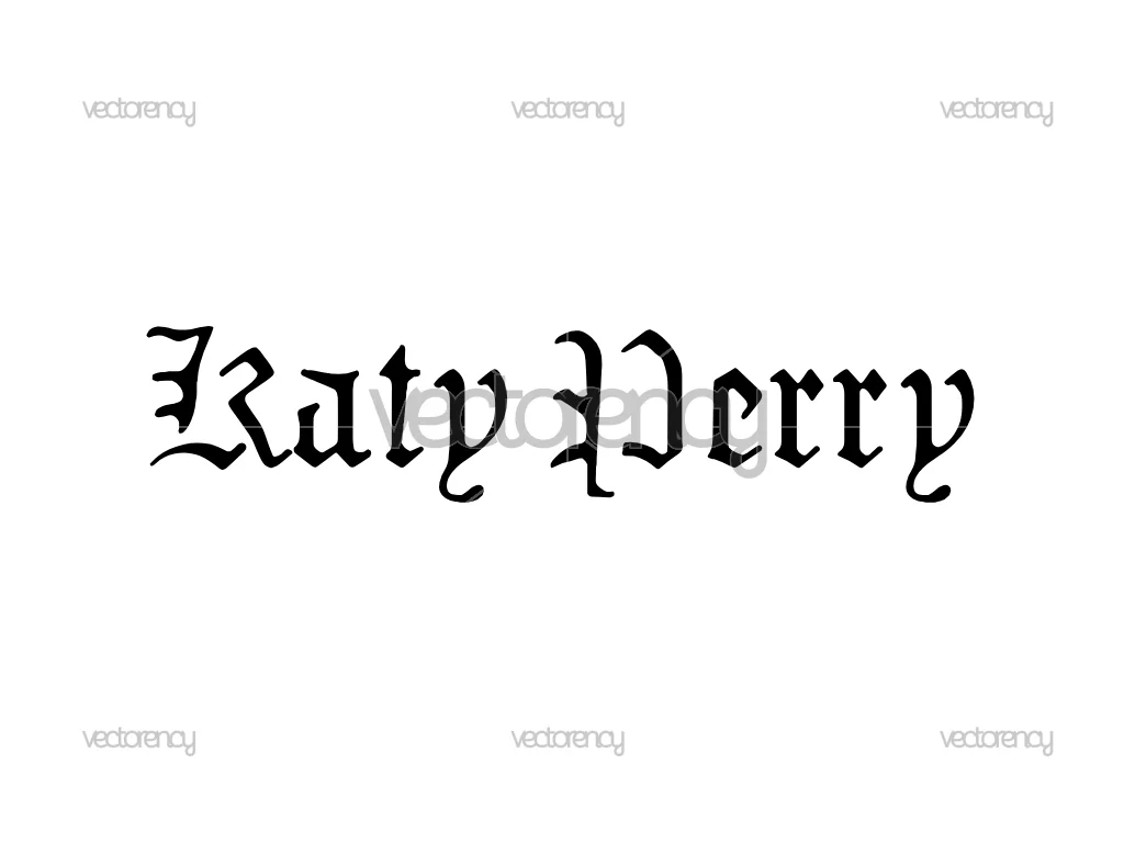 Katy Perry Logo New Vector PNG SVG