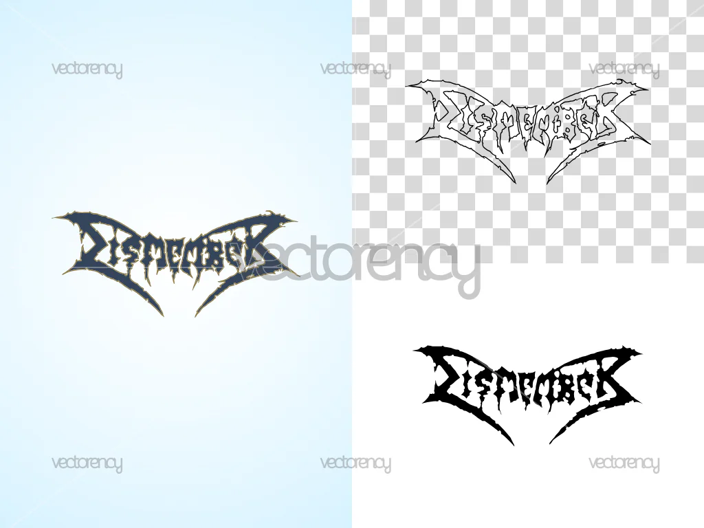 Dismember Band Logo Vector PNG Files