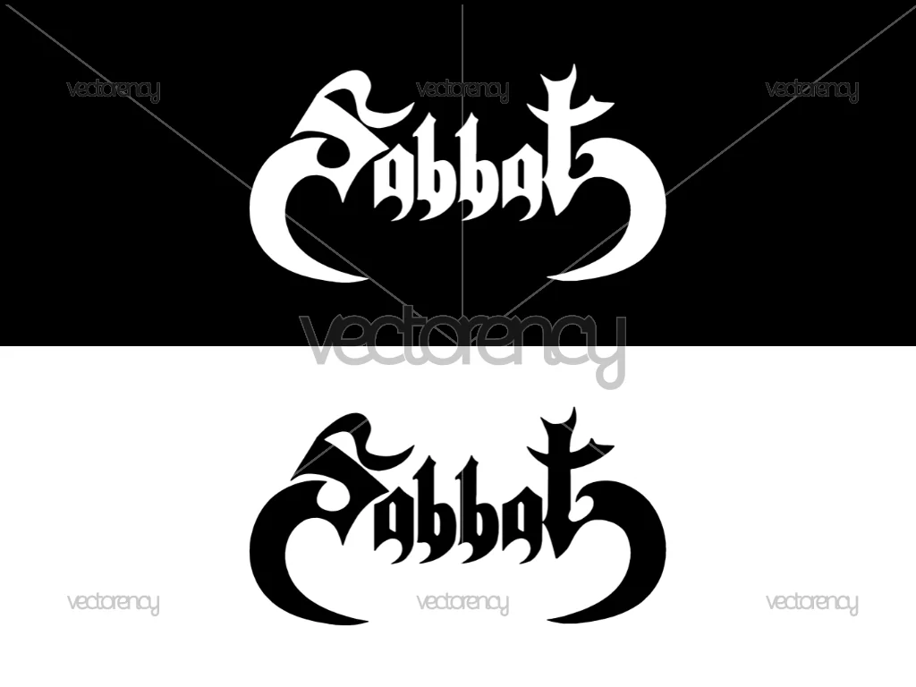 Sabbat Band Logo Vector SVG PNG