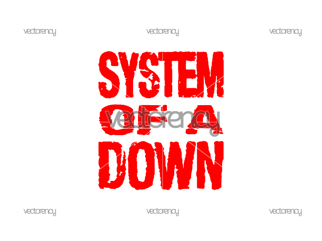 System Of A Down Band Logo Vector SVG