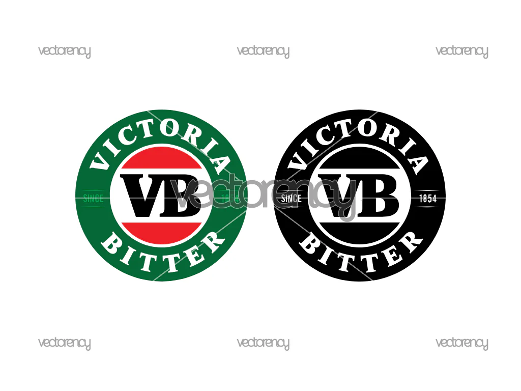 Victoria Bitter Beer Logo SVG DXF EPS PNG HD