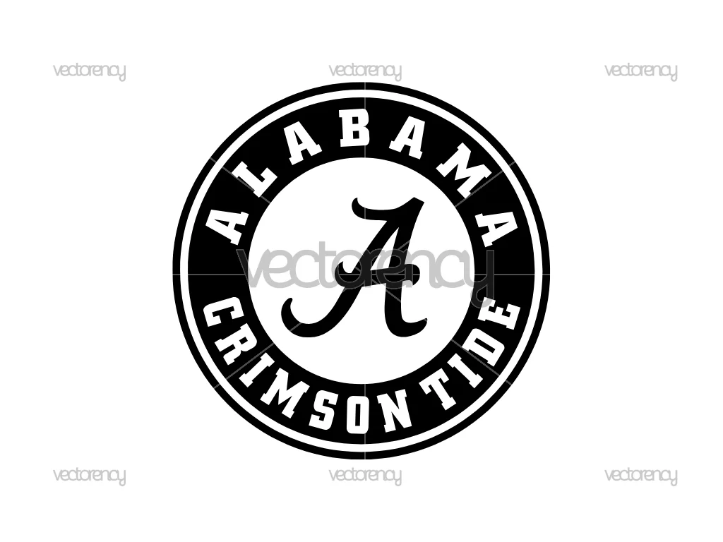 Alabama Crimson Tide SVG Clipart