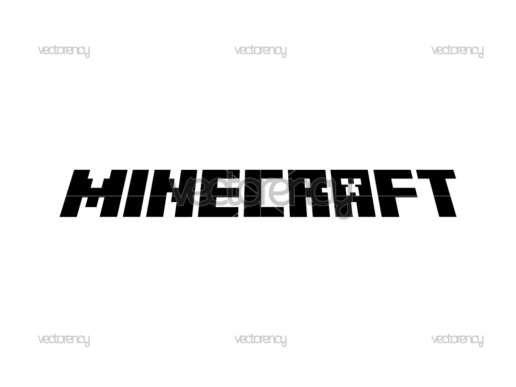 Free Minecraft Logotipo SVG Vector