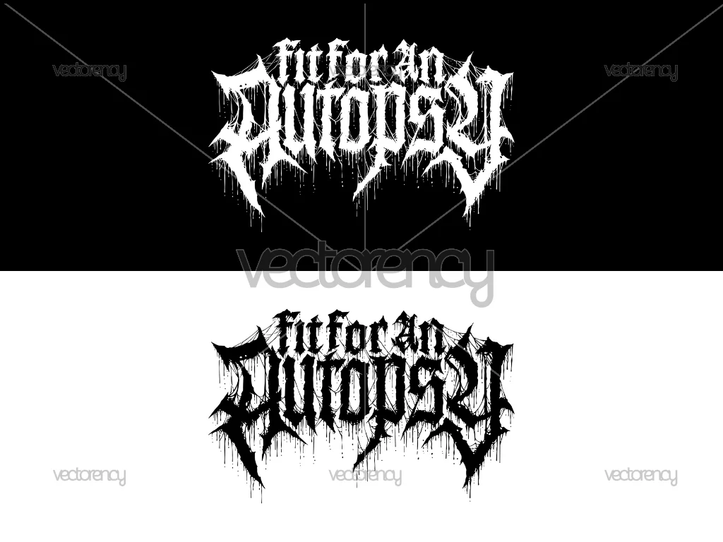 Fit For An Autopsy Band Logo Vector SVG PNG