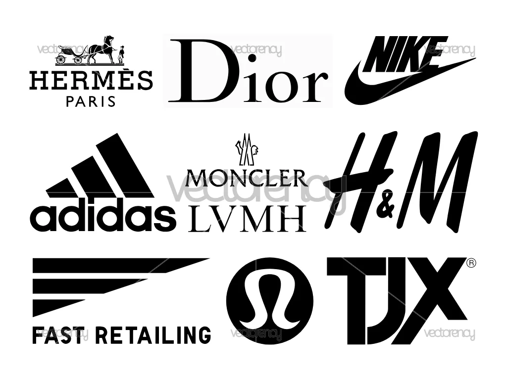 Most Valuable Clothing Companies Logo Vector SVG PNG DXF EPS