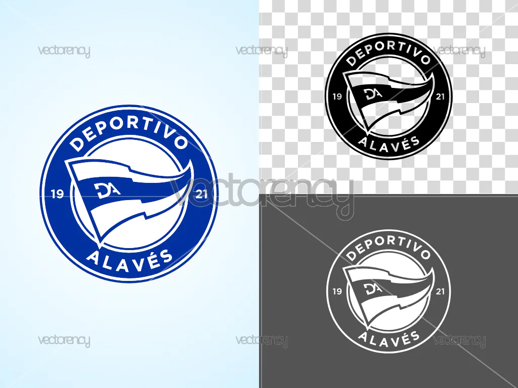 Deportivo Alavés Logo Vector PNG Multicolor