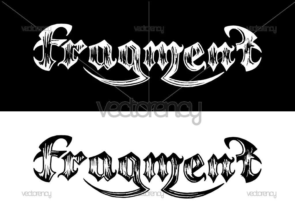 Fragment Band Logo SVG Vector