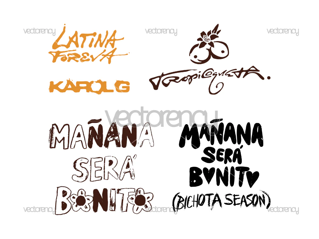 Karol G Latina Foreva Manana Sera Bonita Bichota Season SVG PNG Vector