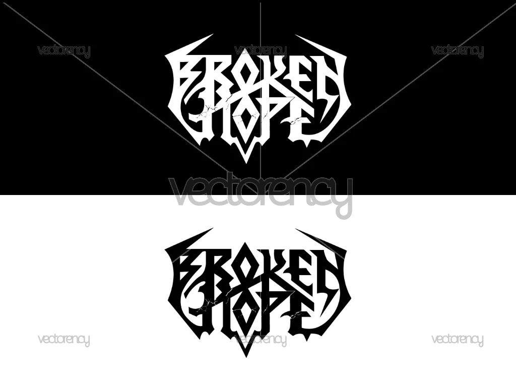 Broken Hope Band Logo SVG PNG