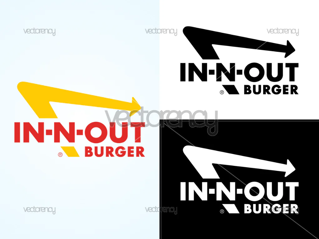 In-N-Out Burger Logo Vector SVG PNG