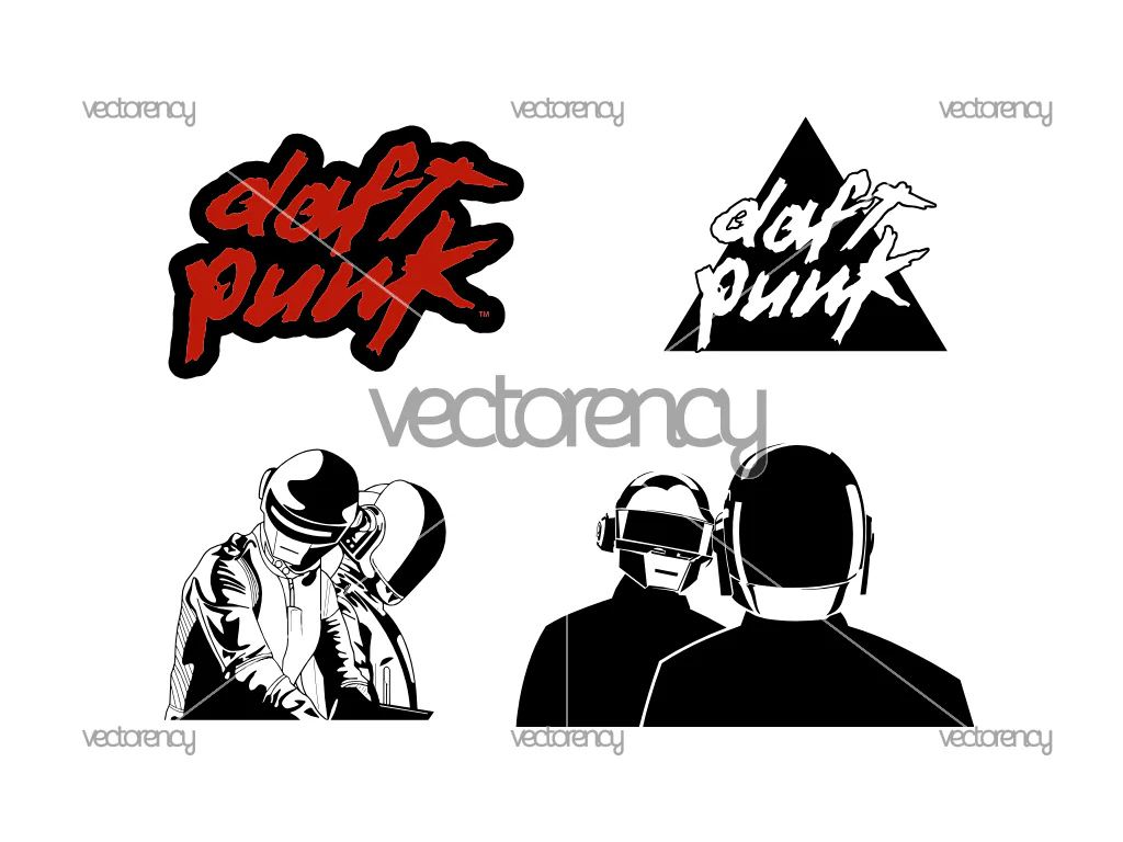 Daft Punk SVG Cut File