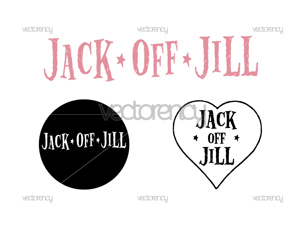 Jack Off Jill Logo SVG Files and PNG