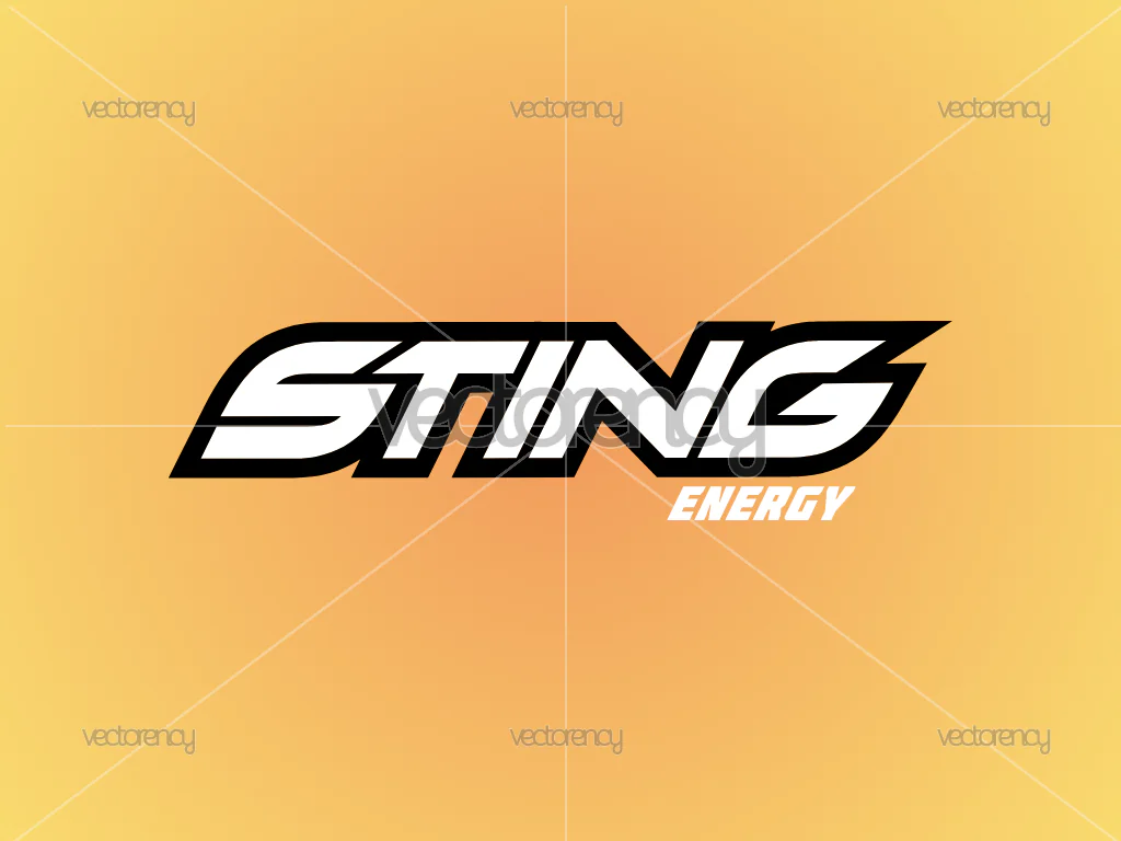 Sting Energy Logo Vector PNG