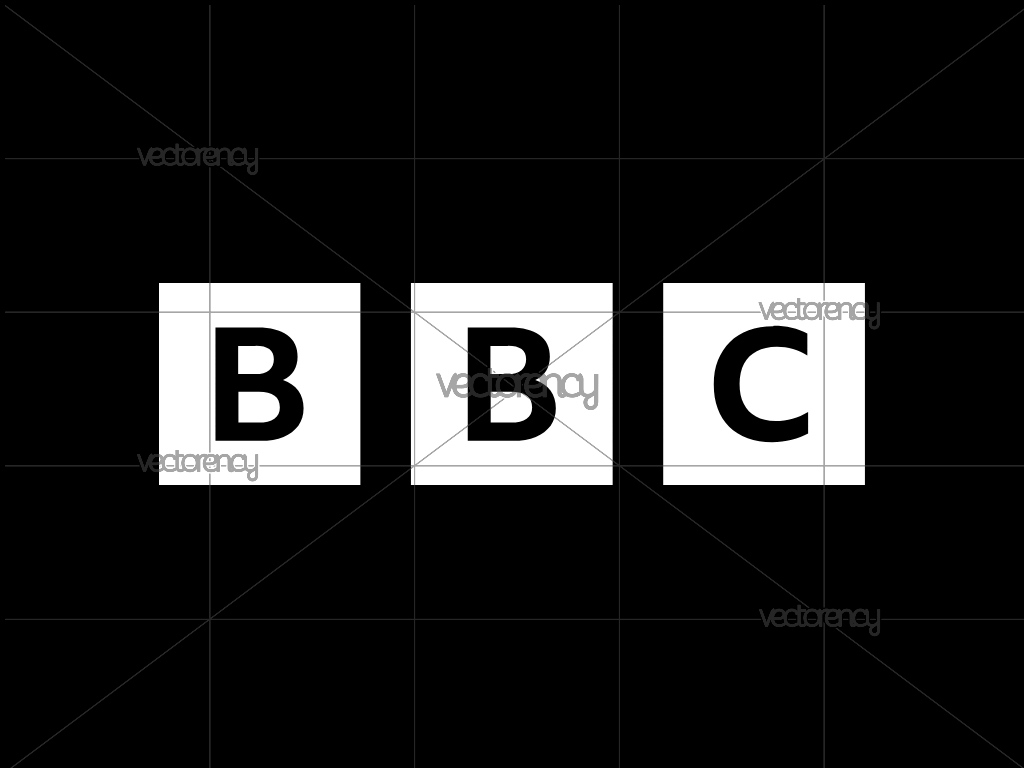 White BBC Logo SVG