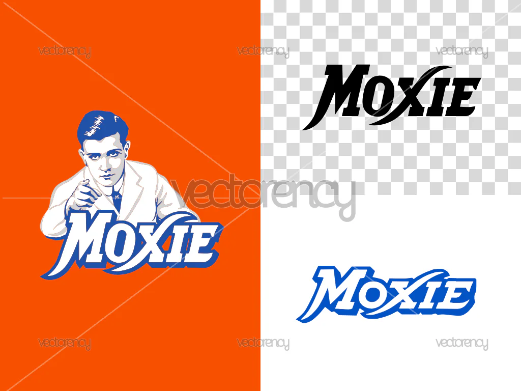 Moxie Soft Drinks Soda Cola Logo SVG PNG