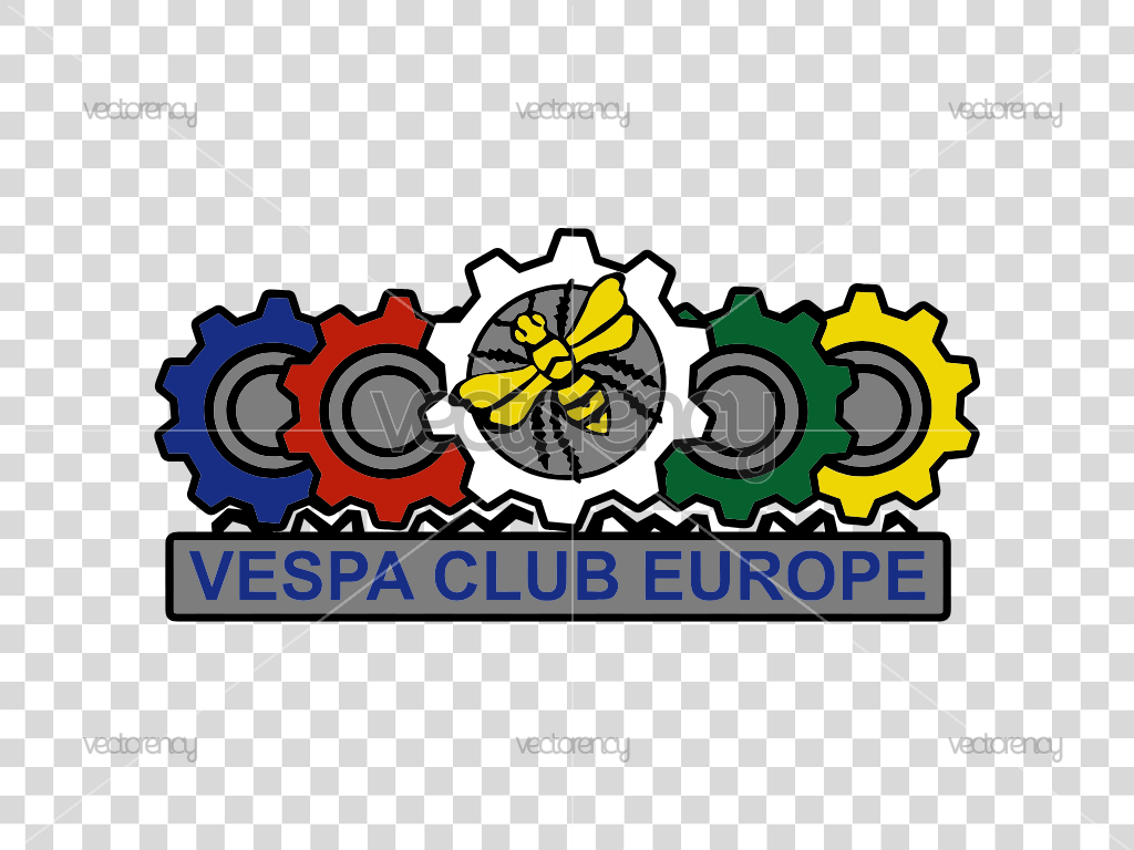 Vespa Club Europe Logo Vector SVG PNG HD Transparent