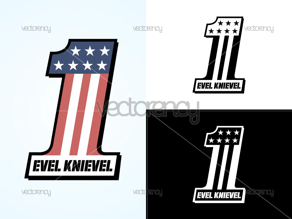 Evel Knievel Logo SVG PNG