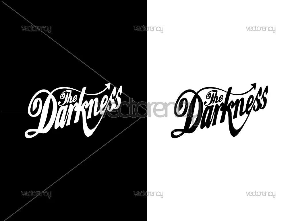 The Darkness Band Logo Vector SVG