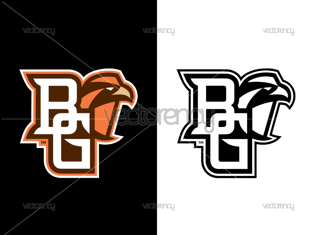 Bowling Green State University BGSU Falcons NCAA Logo SVG PNG