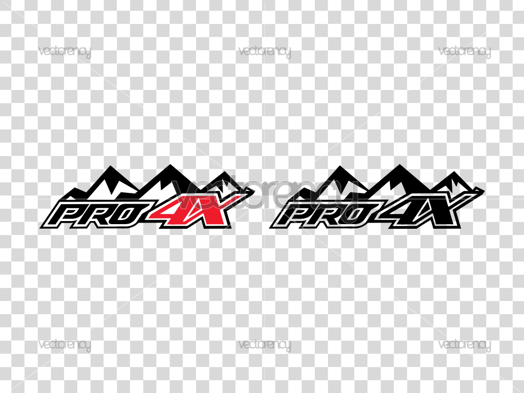 Pro4x Vector Sticker SVG EPS PNG Transparent HD