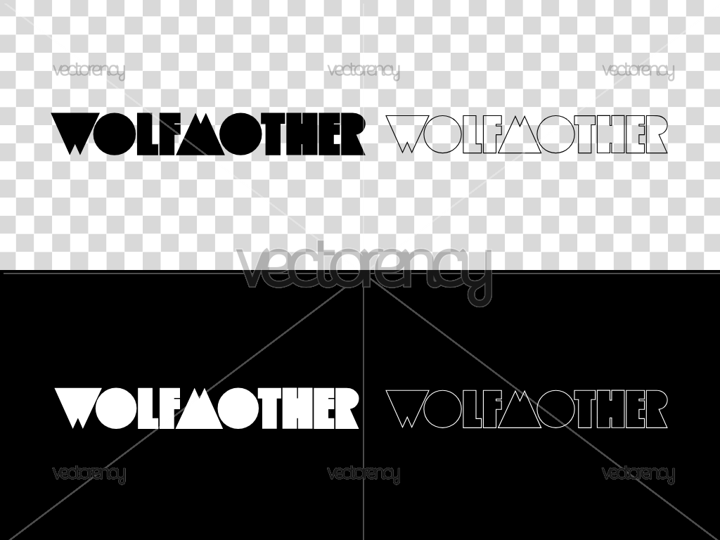 Wolfmother Band Hard Rock Logo Vector PNG SVG