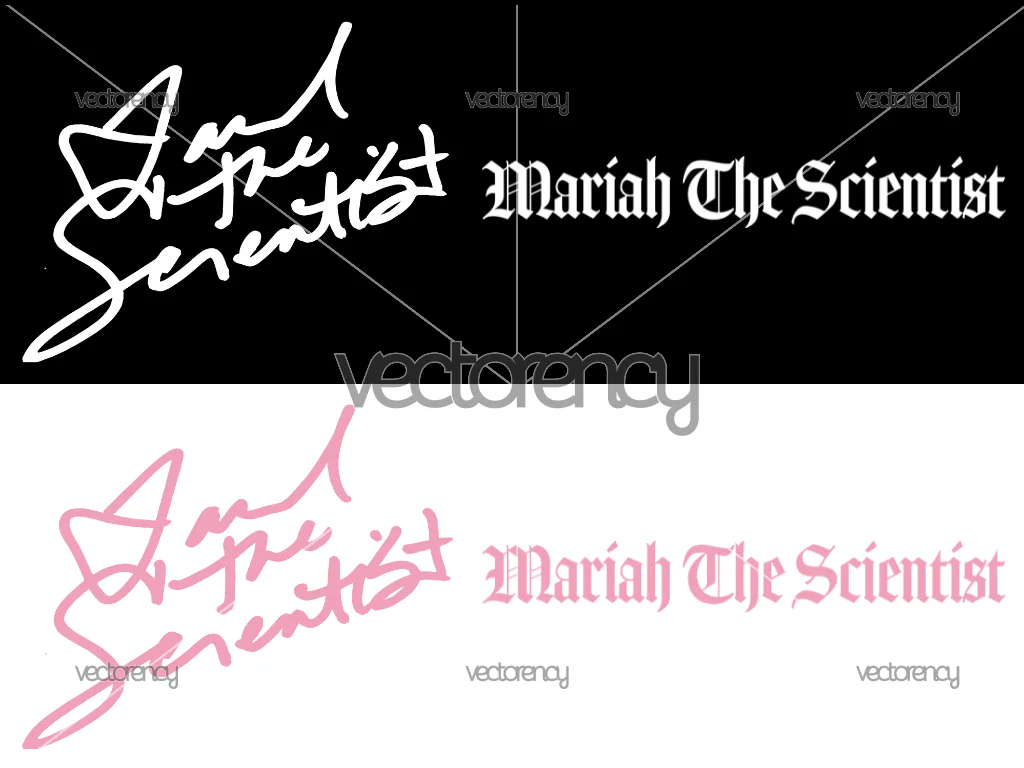 Mariah The Scientist SVG PNG HD Transparent Logo