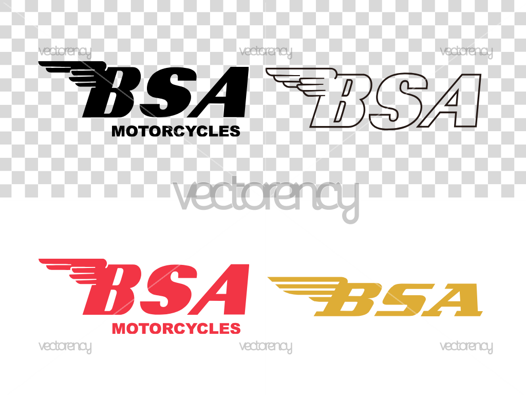BSA Motorcycles Logo SVG Vector