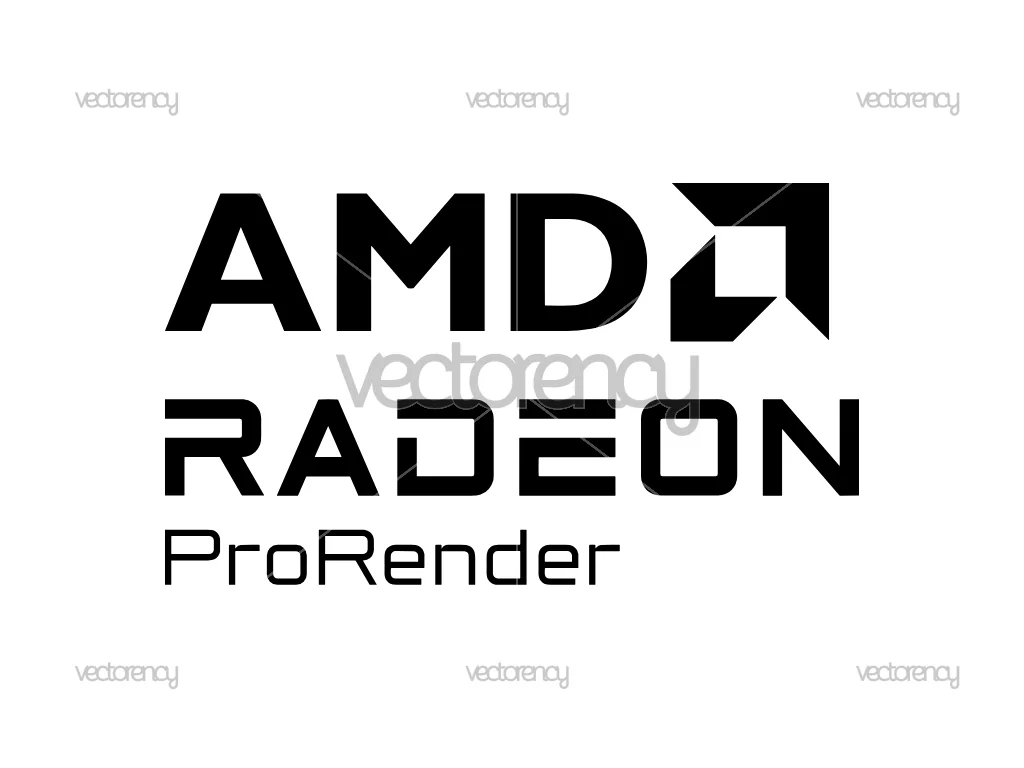 AMD Radeon ProRender Logo Free