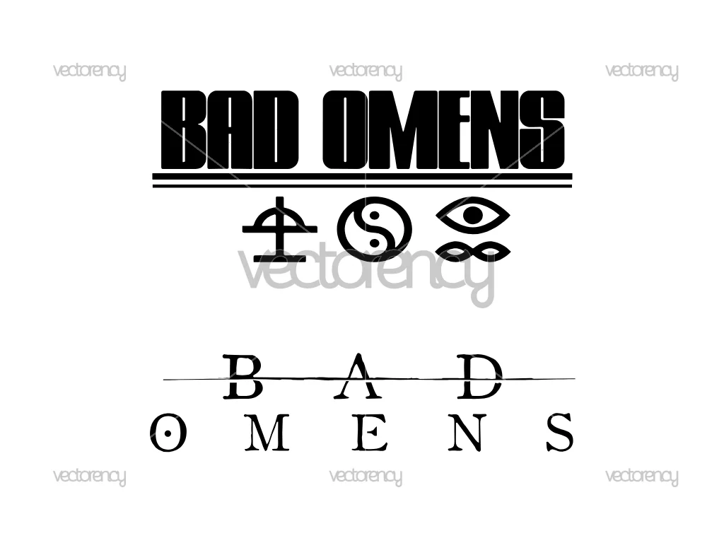 Bad Omens Band Logo Vector SVG PNG DXF
