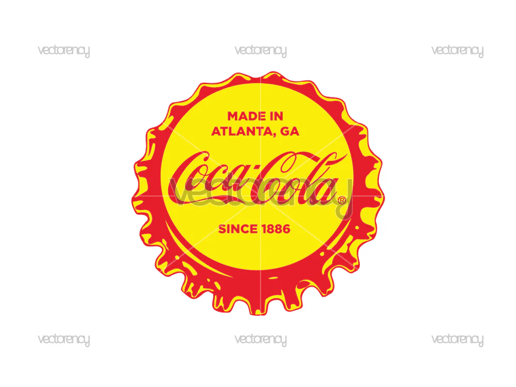 Coca Cola Since 1886 Retro SVG PNG