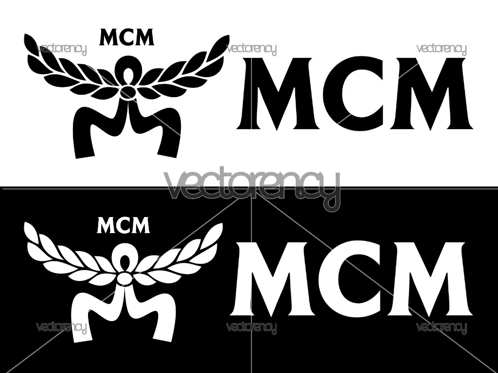 MCM Luxury Brand Logo SVG PNG EPS DXF Multicolor