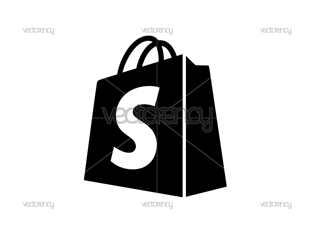 Shopify Symbol Logo SVG Free