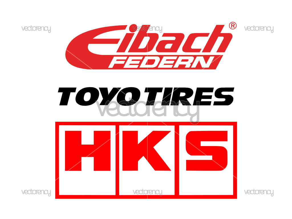 Sport Racing Logo Sponsor Vector Cutting File